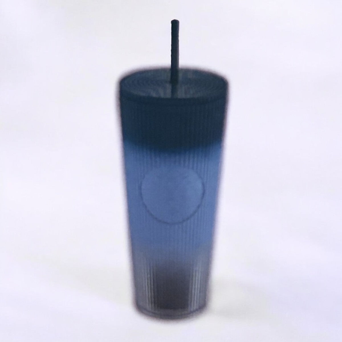 Starbucks Taiwan 2024 Jade Rabbit blue Ombre stripe straw cup 24oz Starbucks loveinstarbucks
