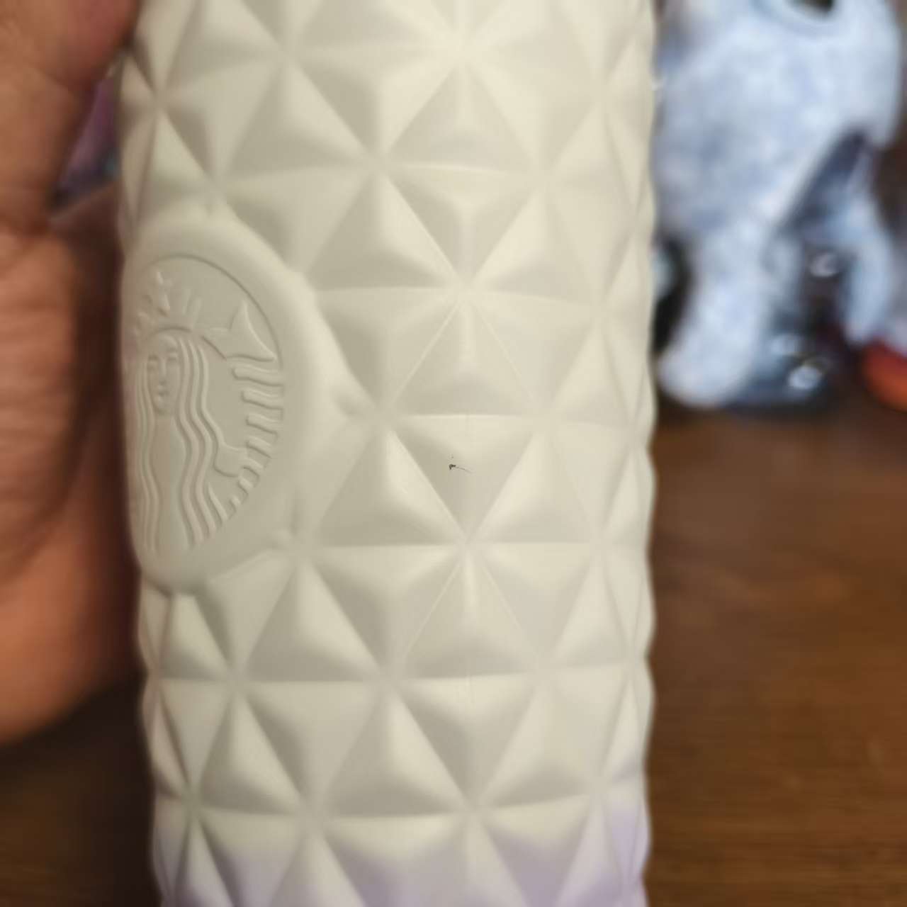 Flawed Starbucks 2 Stainless Steel Cups Straw Cup with Flaws