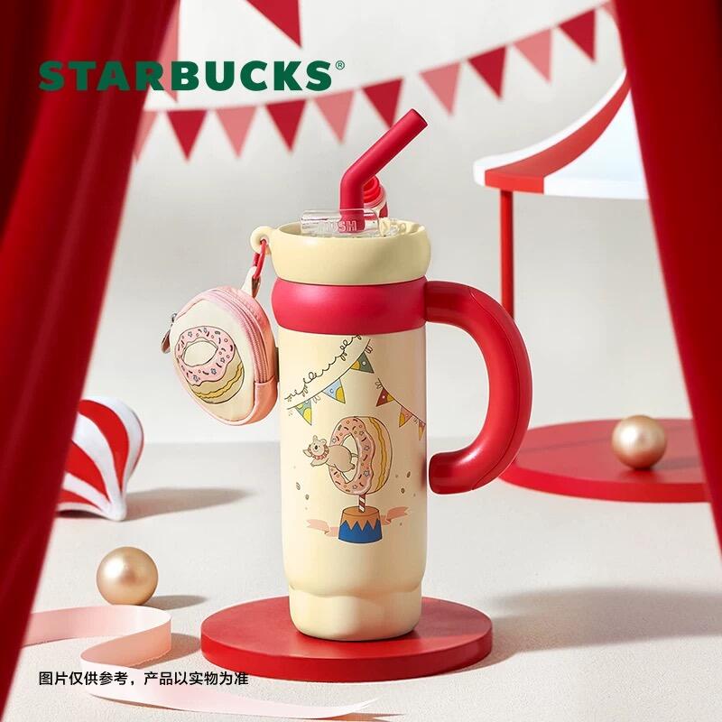 Starbucks China 2024 Christmas Cute Pet Series Stainless steel straw cup 936ml Starbucks loveinstarbucks