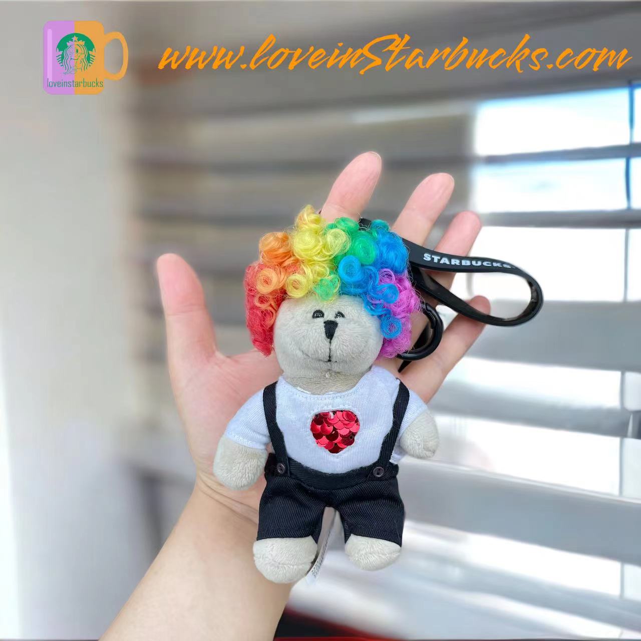 Starbucks China rainbow mug 310ml and rainbow hair doll keychain Starbucks loveinstarbucks