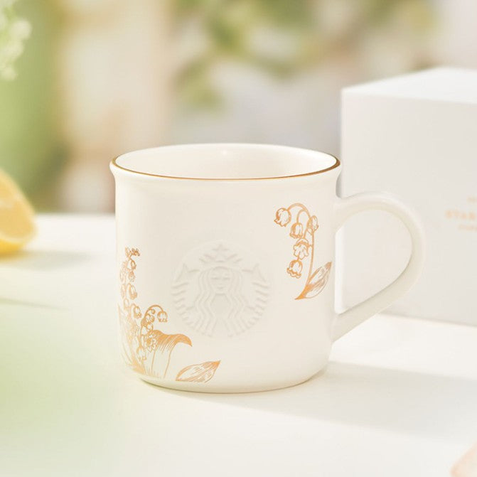 Starbucks tumbler China 2023 Lily of the Valley Online mug 355ml with gift box Starbucks loveinstarbucks