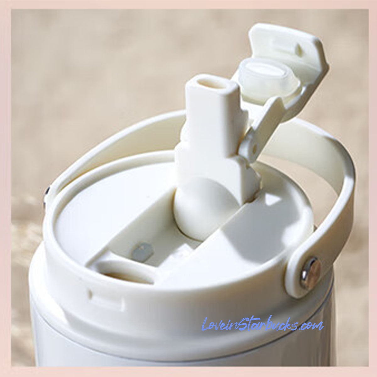 Starbucks China 2024 Sunset double-spout handheld stainless steel cup 820ml Starbucks loveinstarbucks