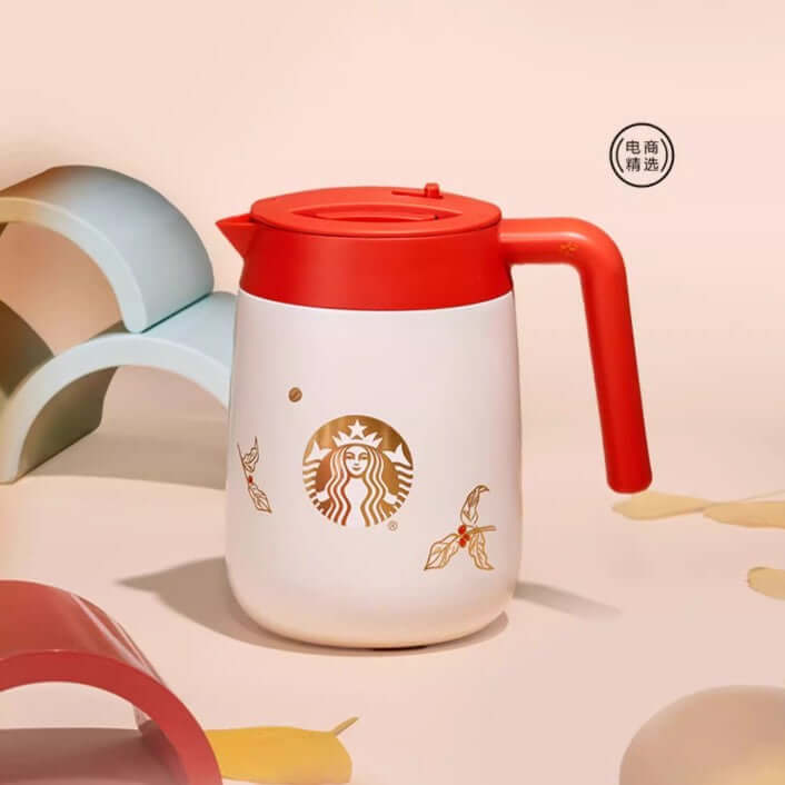 Starbucks China 2024 Dragon online Stainless steel thermos kettle 1000ml loveinstarbucks loveinstarbucks