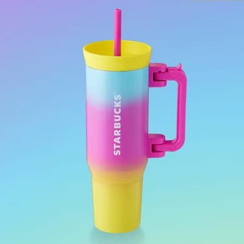 Starbucks Thailand 2025 PRIDE collection rainbow Stainless steel cup 38oz