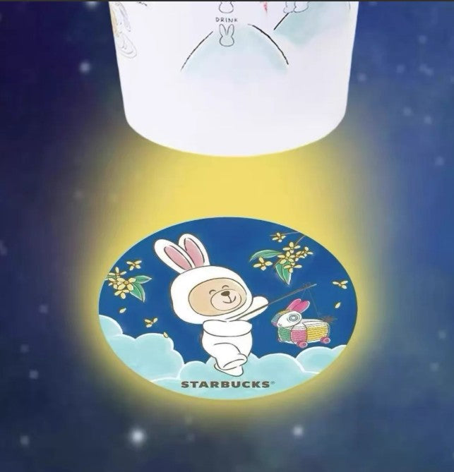 Hong Kong Starbucks 2026 Mid-Autumn Gift Box coming with 5pcs Projection Slides - without Mooncake Lamp Power