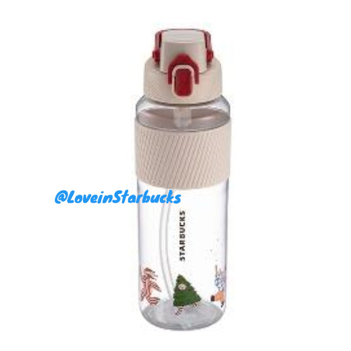 Starbucks Taiwan 2024 Christmas series plastic cup 1047ml Starbucks loveinstarbucks