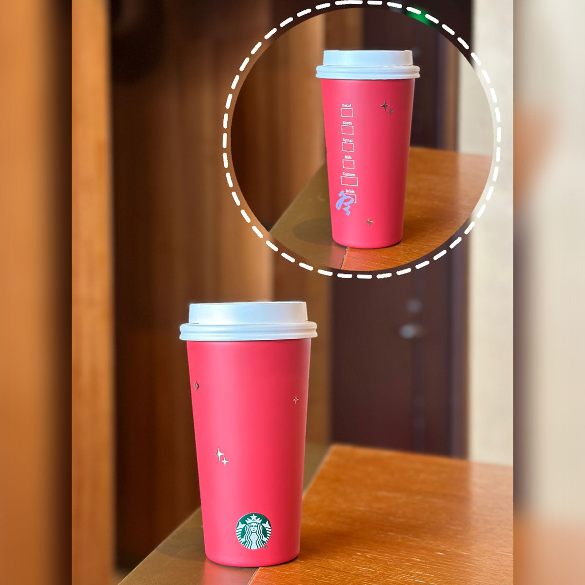 Starbucks China 2023 Christmas winter day series stainless steel cup 430ml Starbucks loveinstarbucks