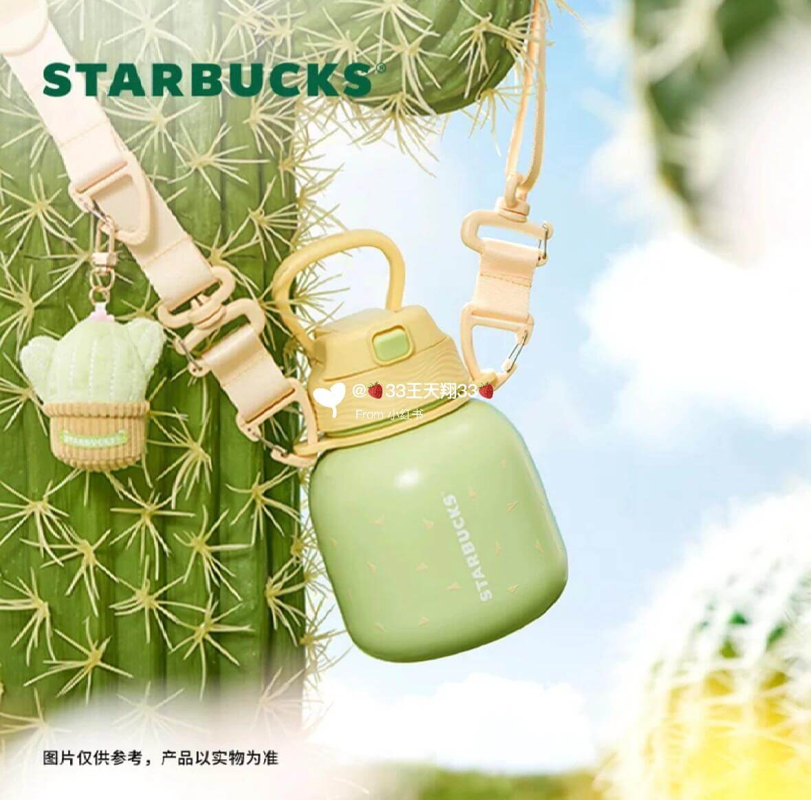Starbucks China 2024 Succulent series green stainless steel cup 580ml loveinstarbucks loveinstarbucks