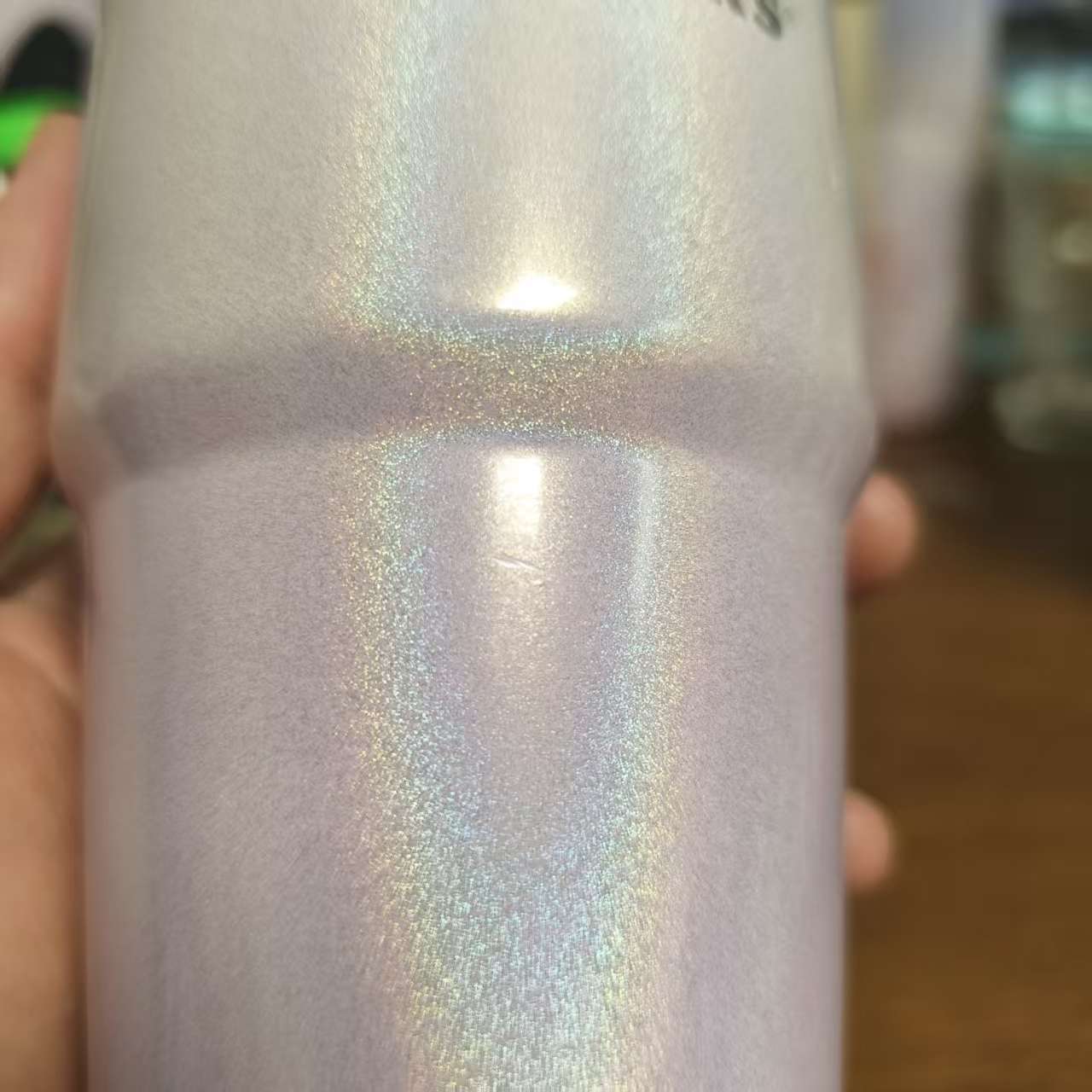 read details - 2pcs - Starbucks China Bearista BEAR glass and JP Stanley (tiny flaw as second picture ) Stainless steel cup
