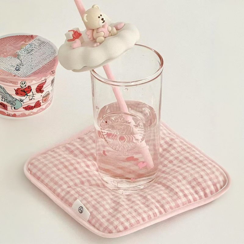 Starbucks China 2025 Princess Afternoon Tea 2.0 series pink straw glass cup 500ml