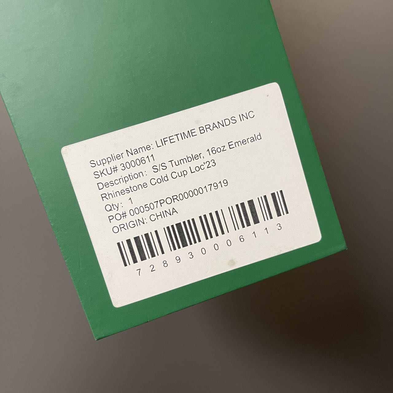 Starbucks Philippines 2023 Green rhinestones cold water straw cup 16oz loveinstarbucks loveinstarbucks