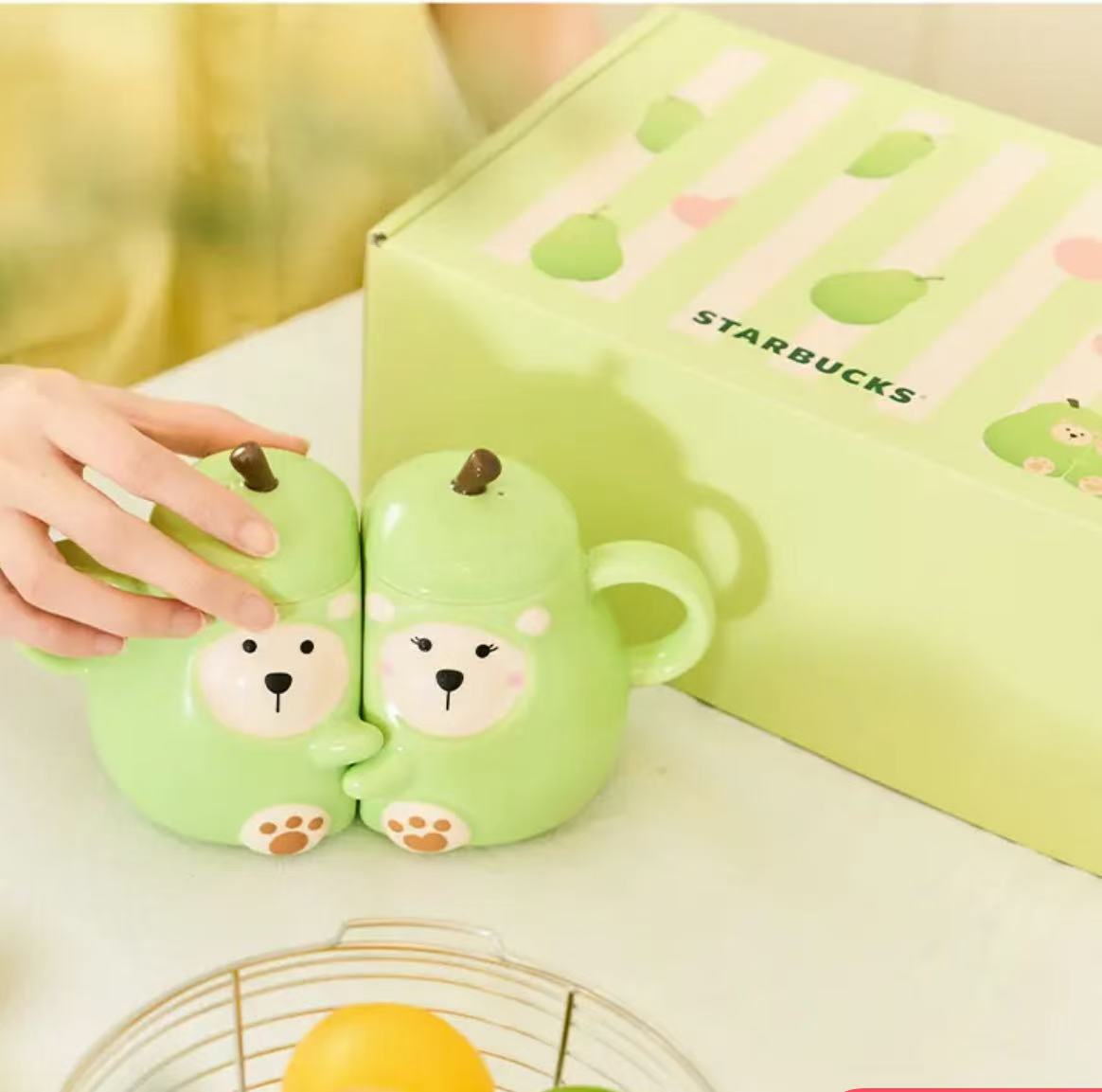 Starbucks China 2025 520 Valentine's Day Two pear-shaped mugs 401ml