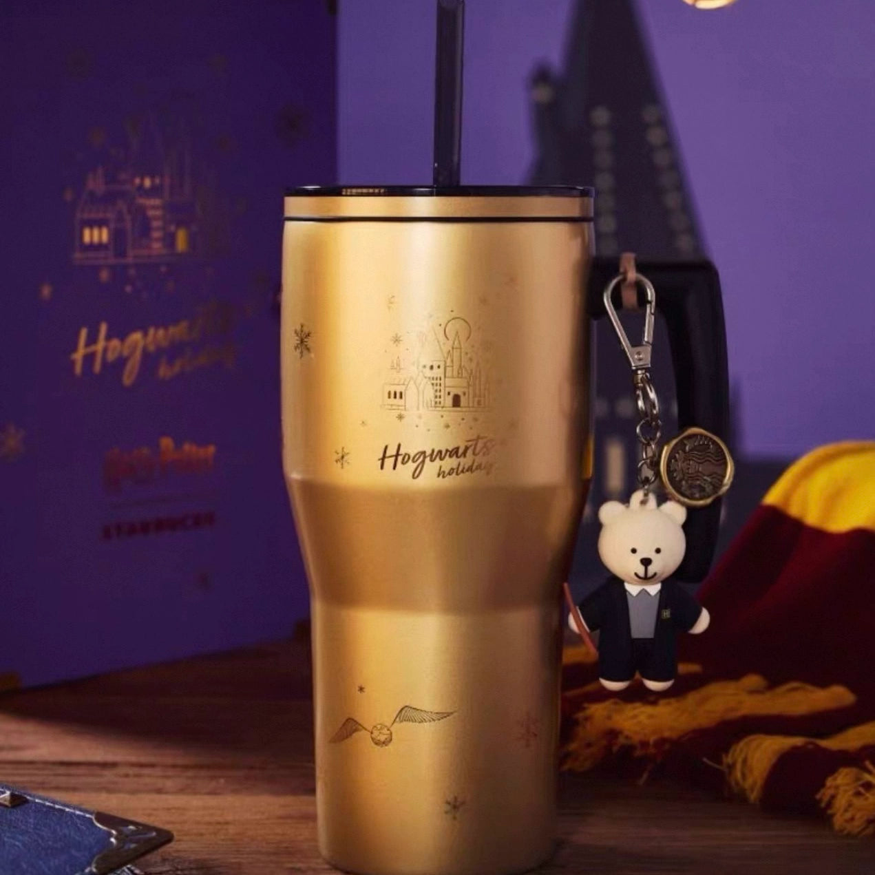 Starbucks China 2025 Harry Potter Collaboration Series 880ml Castle St