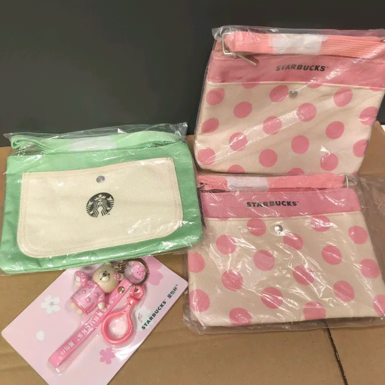 Starbucks 3 Bags and a Keychain