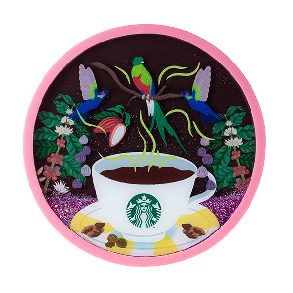 Starbucks Taiwan 2026 Sakura series coffee coaster