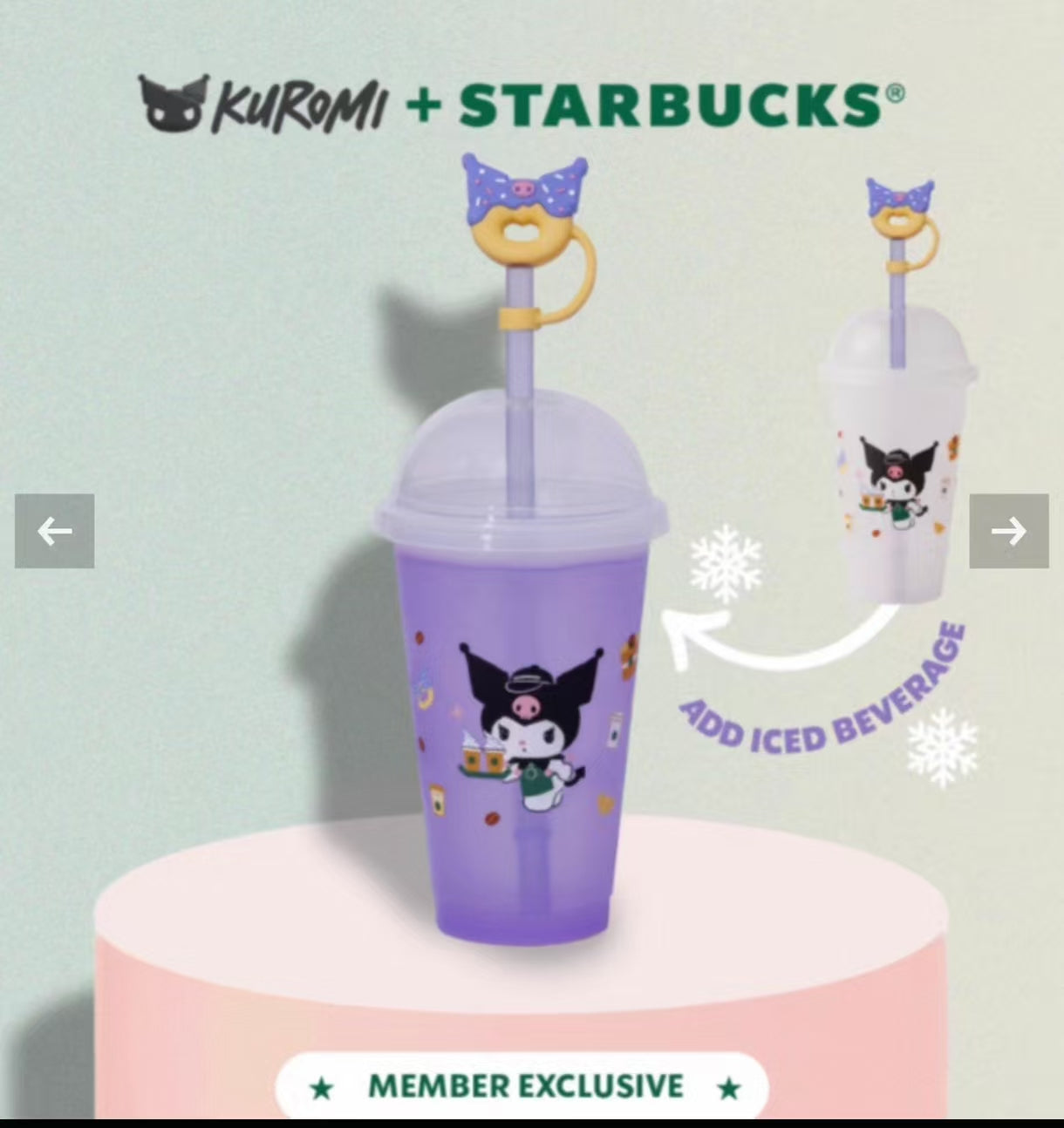 Starbucks Hong Kong Macau KRM co-brand series reusable cup