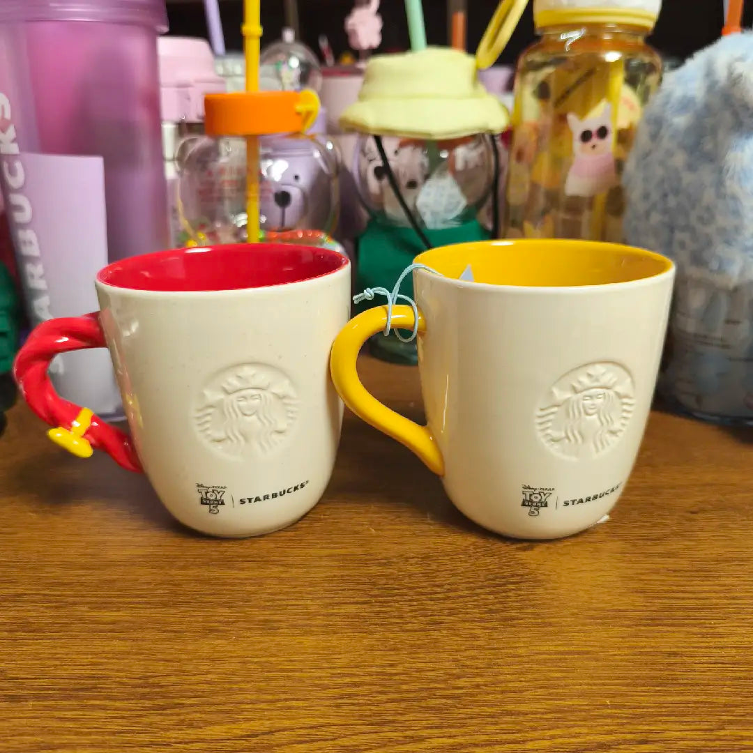 Starbucks Korea toy story 2PCS mugs without lid