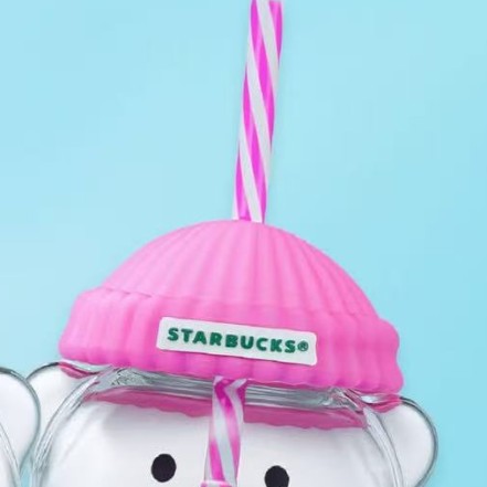 Starbucks Korea 2026 pink bearista bear glass