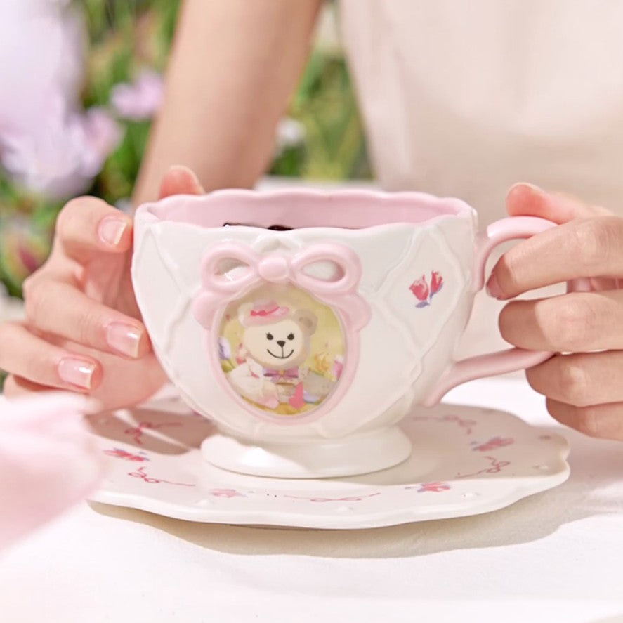 Starbucks China 2025 Garden Dance series pink mug set 310ml