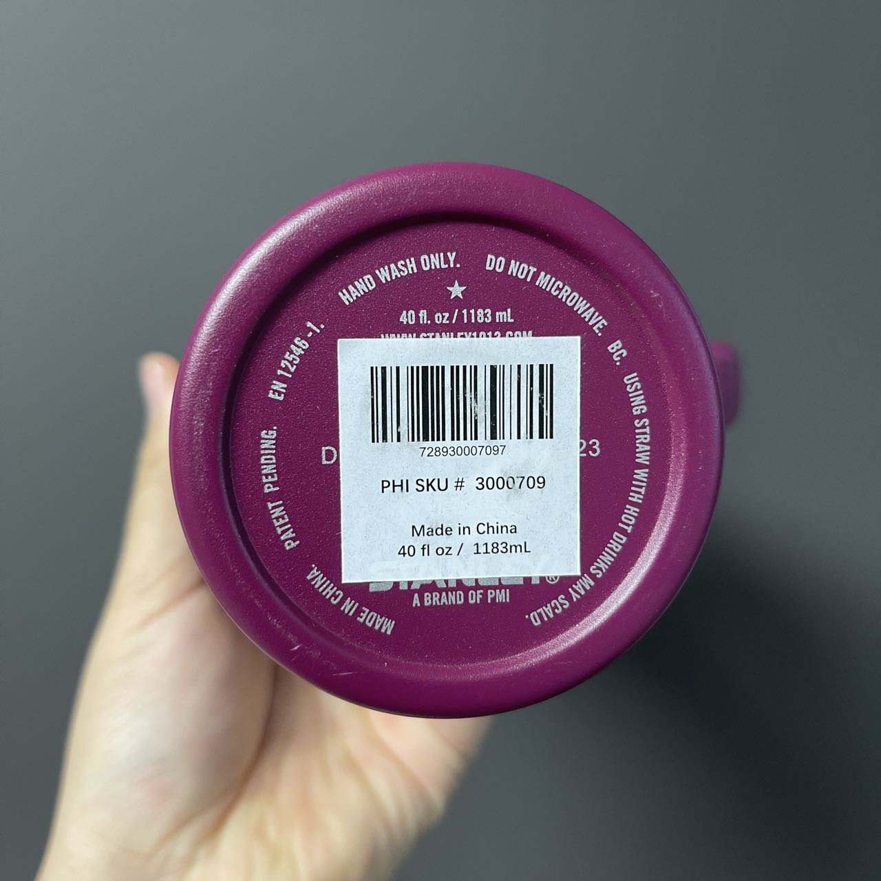 flaw Starbucks Philippines 2024 Stanley purple straw Cup 40oz Starbucks loveinstarbucks