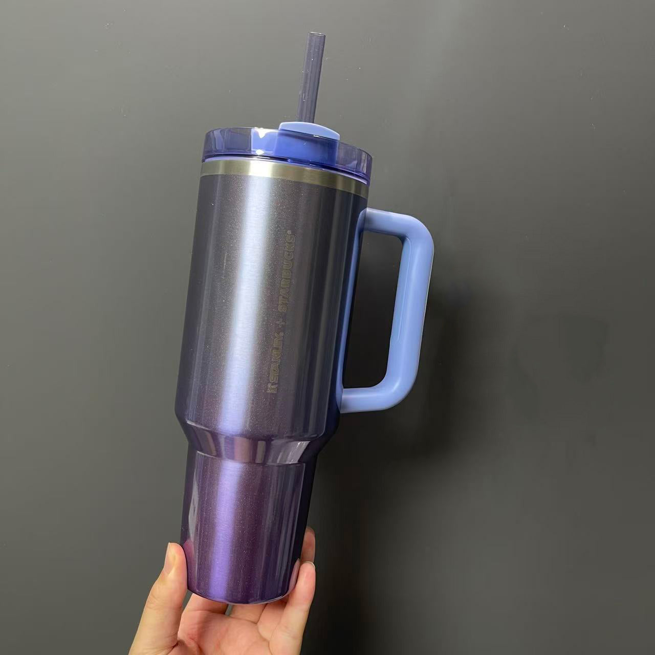 スタバサブオマージュ Starbucks Taiwan 2025 autumn purple Stanley stainless steel cup 40oz