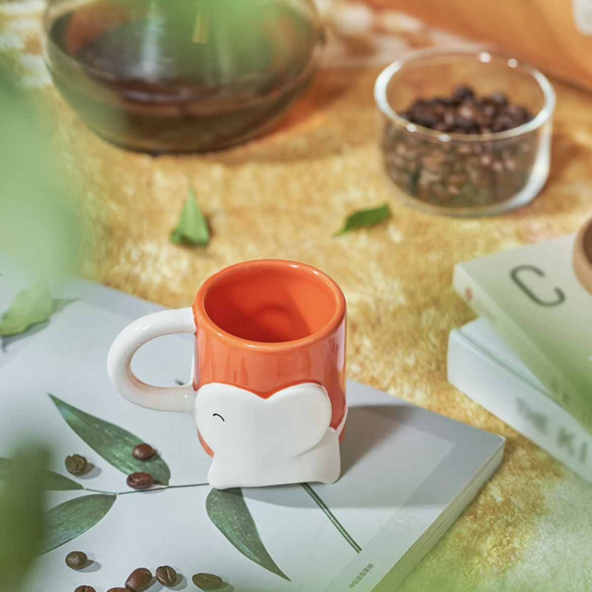Starbucks China 2023 Tropical style series Elephant Orange Mug 89ml Starbucks loveinstarbucks