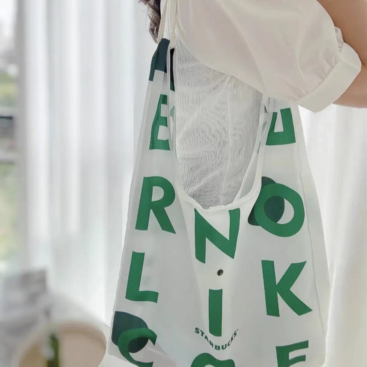 Starbucks China 50th anniversary white/black bag without gift card Starbucks loveinstarbucks