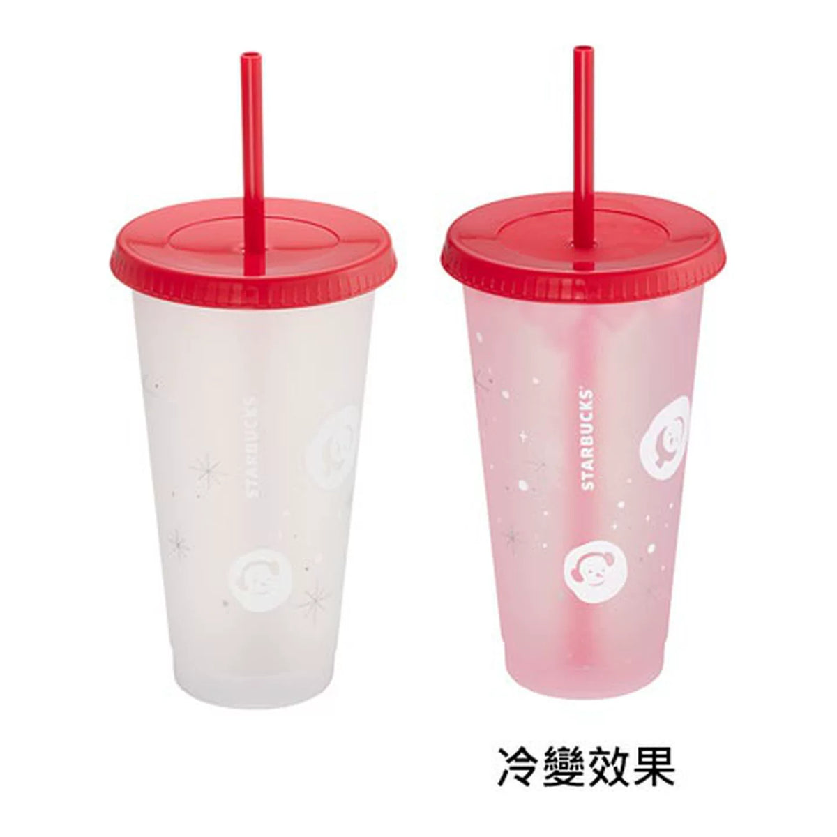 Starbucks Asia 2026 Christmas Series Ice Crystal Snowman Cold Color-Changing TOGO Cold Cup 710ml 24.01oz