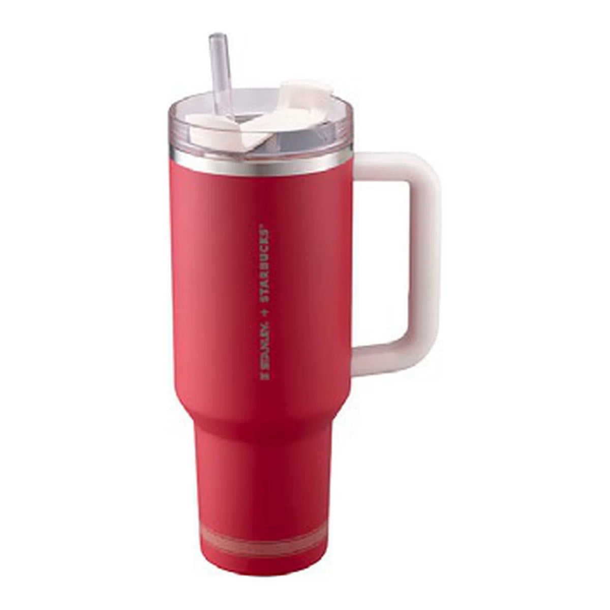 Starbucks Asia 2026 Christmas Series STANLEY Red 40oz Stainless Steel TOGO Cold Cup with Handle 1183ml 40.00oz