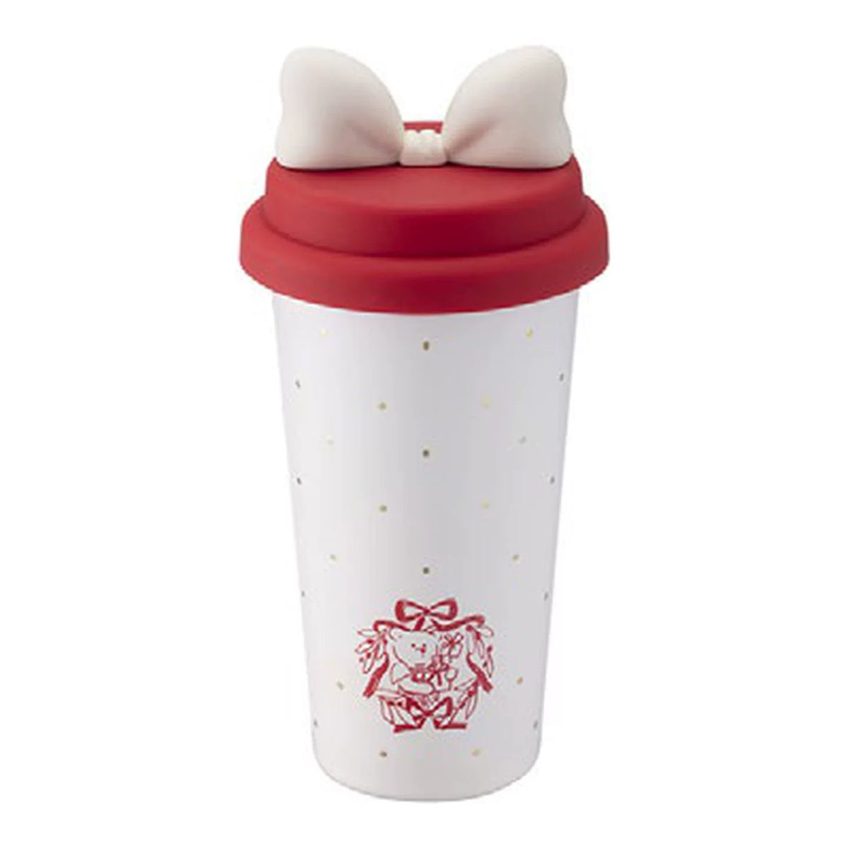 Starbucks Asia 2026 Christmas Series Festive Bow Bear Stainless Steel Tumbler 399ml 13.49oz