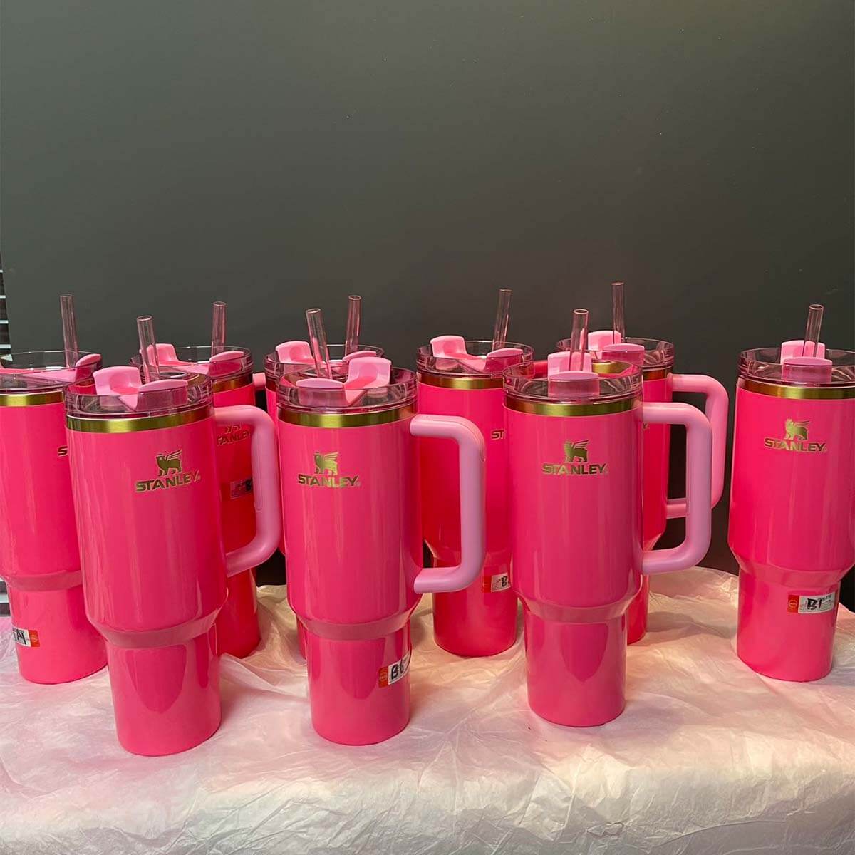 tiny flaw Stanley parade pink cup 40oz Stanley loveinstarbucks