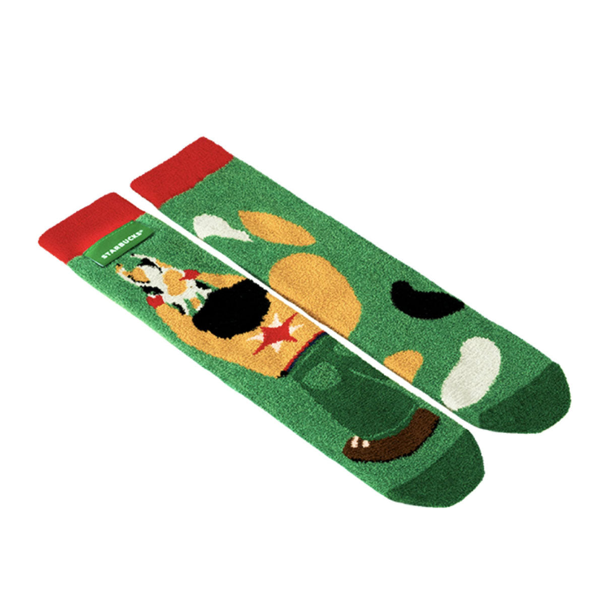 Starbucks China 2023 Star market red green sock loveinstarbucks loveinstarbucks