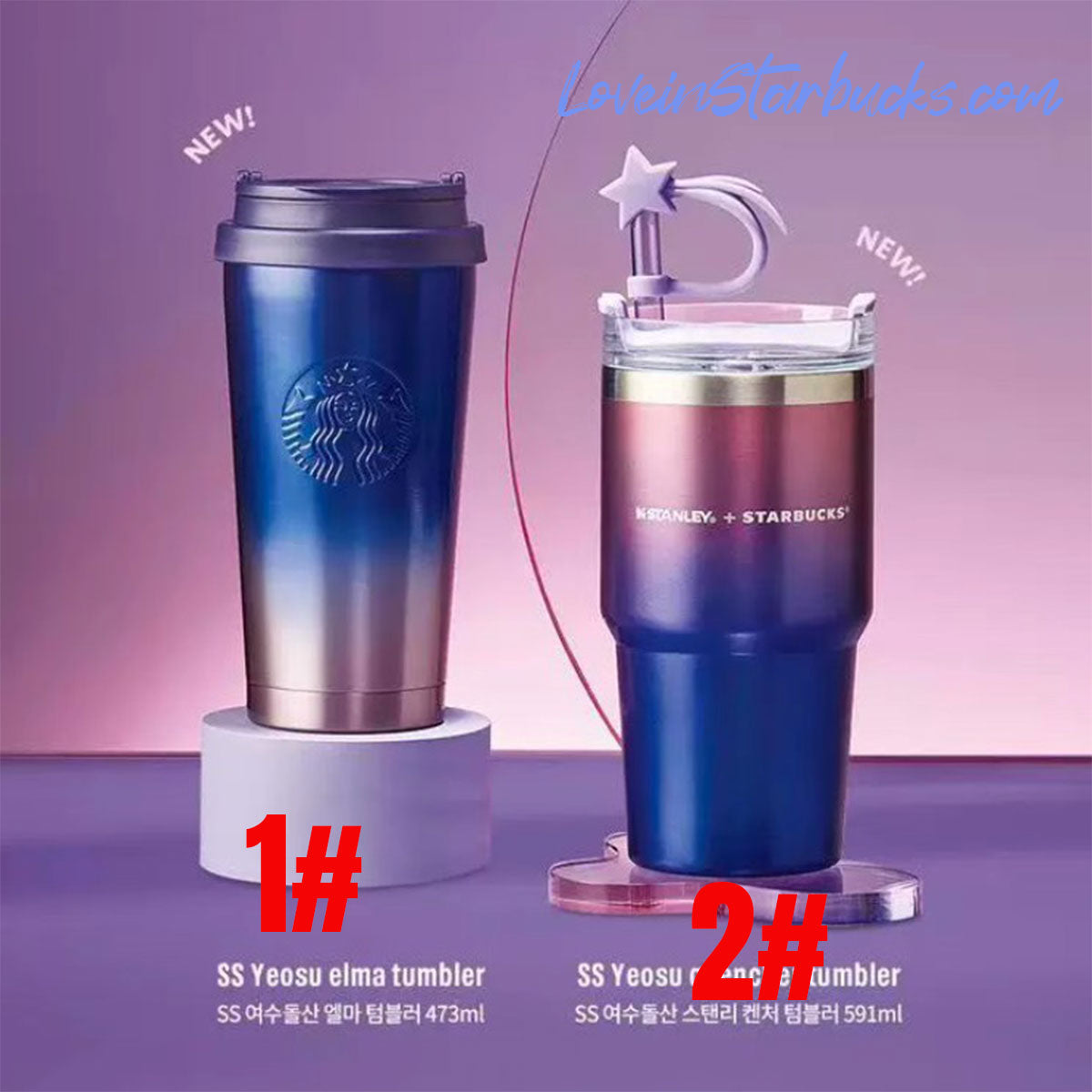 Starbucks Korea Stanley city limited Stainless steel cup Starbucks  loveinstarbucks