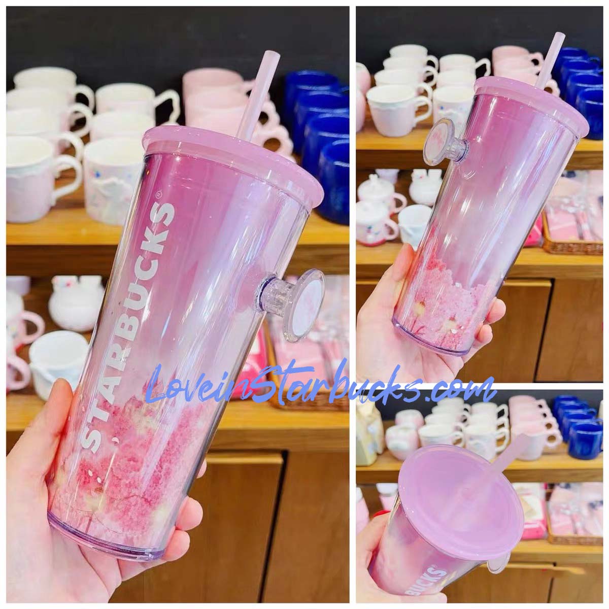 Starbucks Taiwan Cherry blossoms cold cup 16oz ship within US loveinstarbucks loveinstarbucks