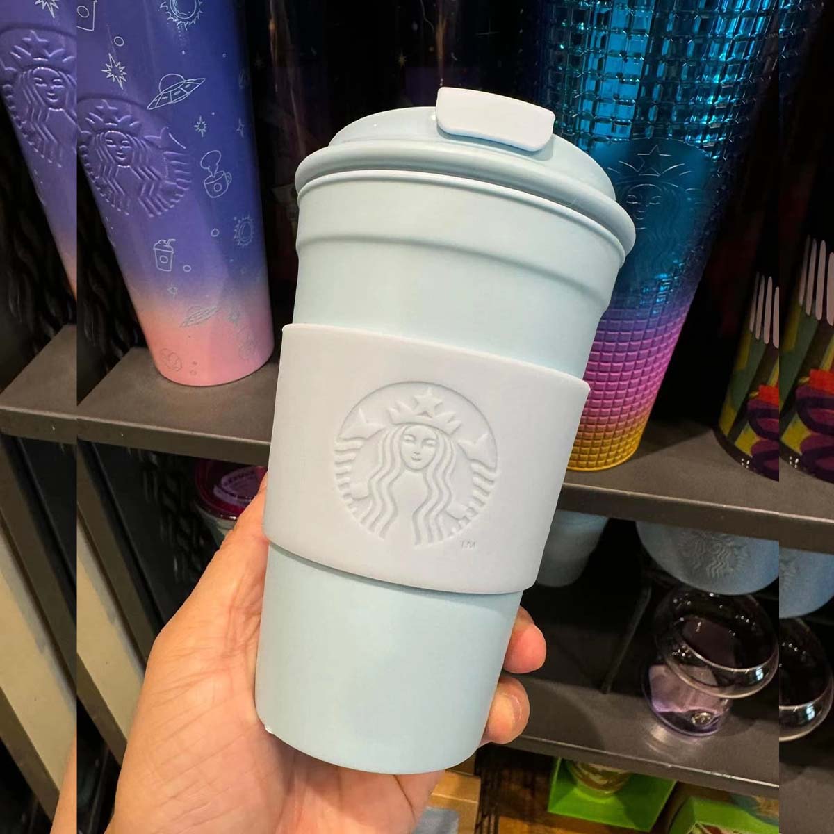Starbucks Thailand 2024 eco-friendly series blue Cup Starbucks loveinstarbucks