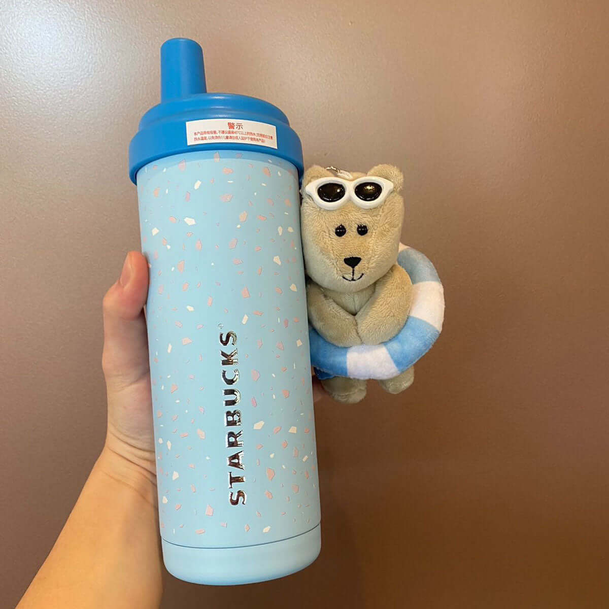 Starbucks China 2024 summer seaside stores Blue thermos cup 570ml  loveinstarbucks loveinstarbucks