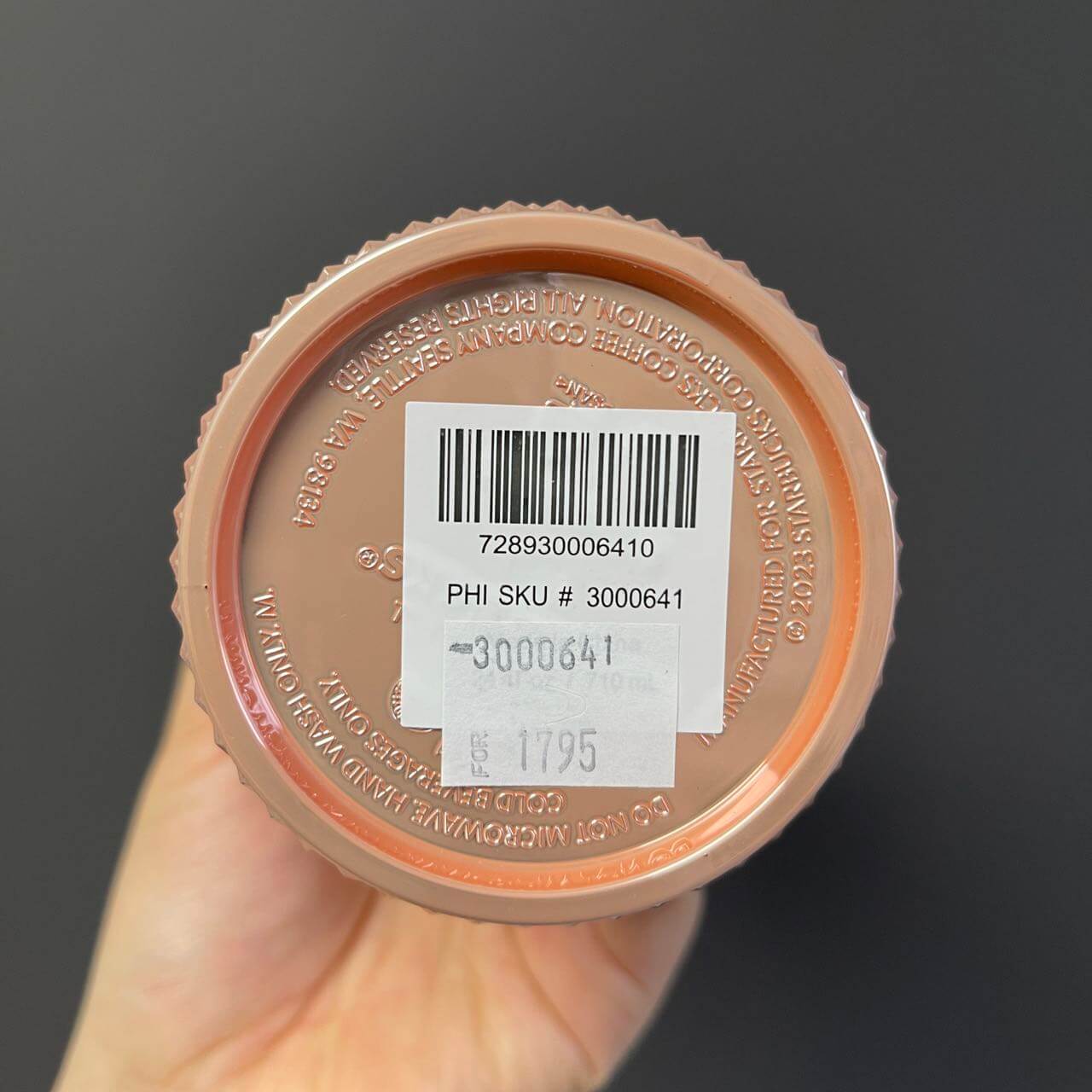 Starbucks Philippines 2024 Old Rose studded straw Cold Cup 24oz loveinstarbucks loveinstarbucks