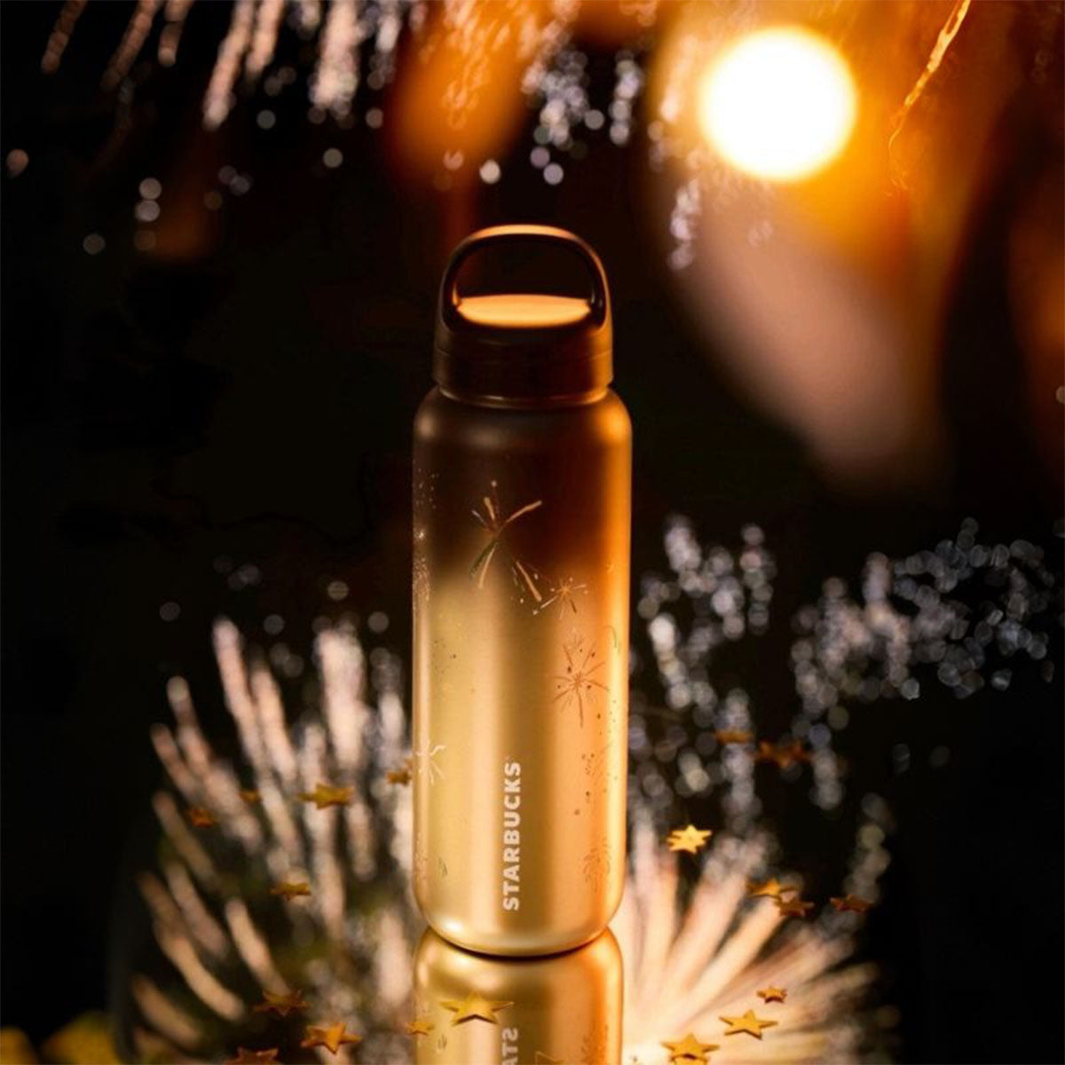 Starbucks China 2024 Winter Fireworks stainless steel cup 520ml Starbucks loveinstarbucks