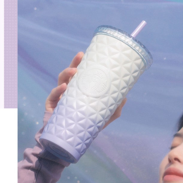 Starbucks tumbler China 2023 mystic purple series gradient Ombre purple  Dion stainless steel cup 20oz Starbucks
