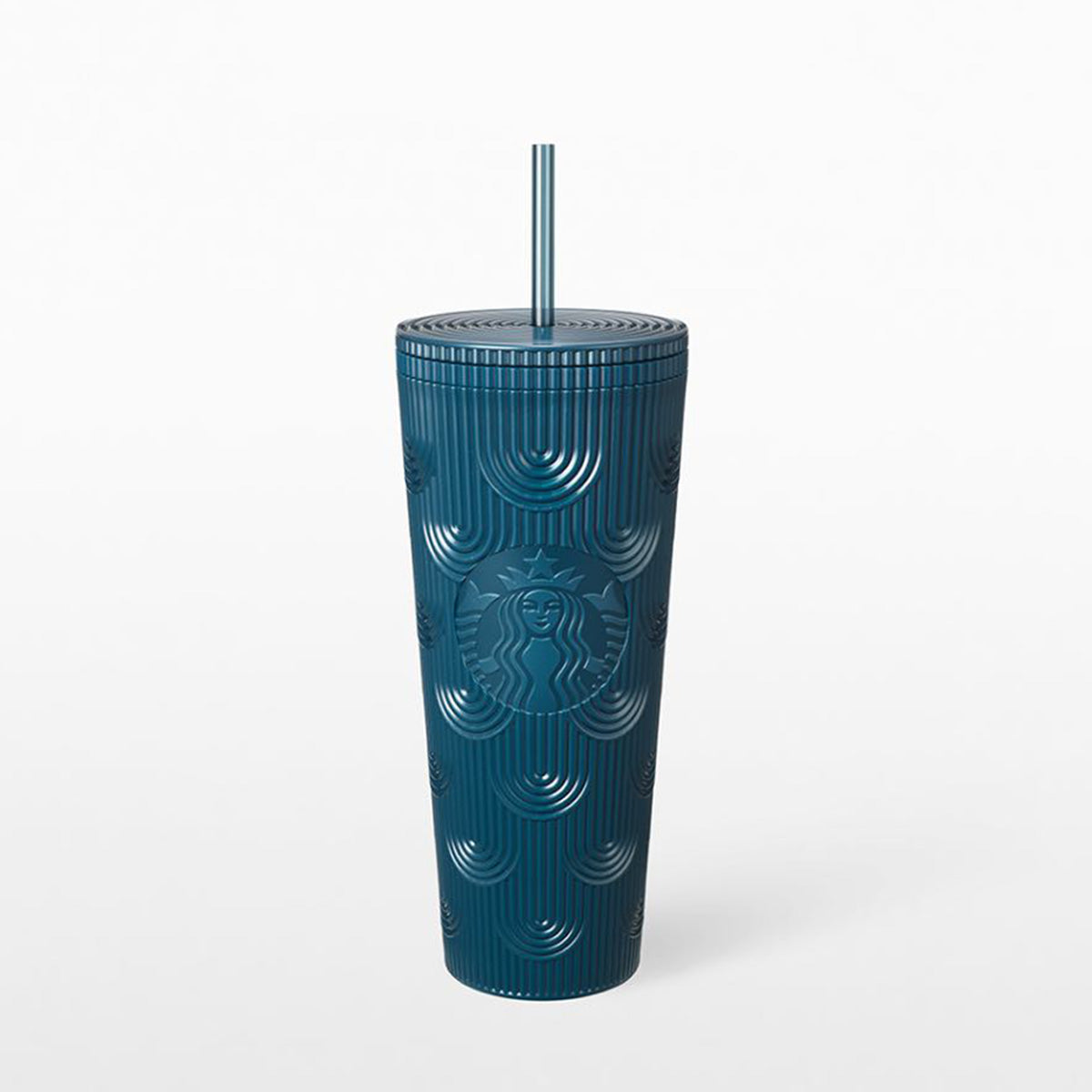 Starbucks Taiwan/Hong Kong 2023 dark blue scale/shell straw cold cup 24oz Starbucks loveinstarbucks