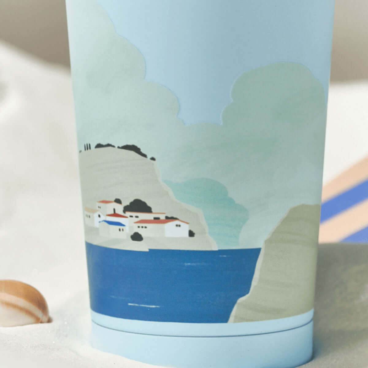 Starbucks China 2024 summer seaside online stainless steel cup 473ml loveinstarbucks loveinstarbucks