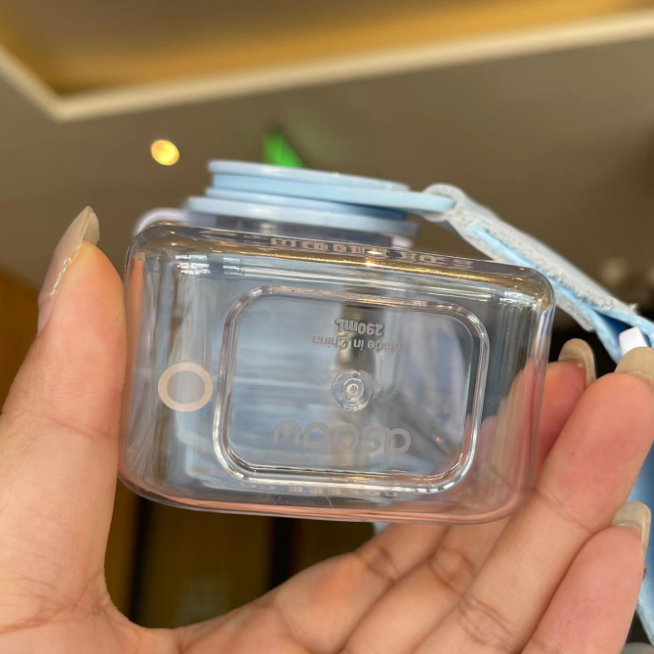 Starbucks 2022 blue carousel rotatable straw cup 290ml Starbucks loveinstarbucks