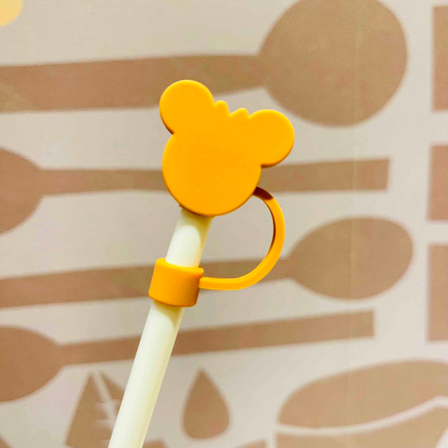 Not Starbucks, Mouse Topper, Dust-proof Accessories Fittings For Starbucks Straws ,DONOT sell alone loveinstarbucks loveinstarbucks