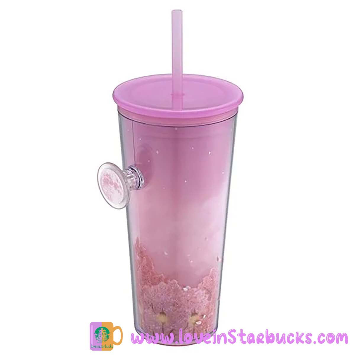 Starbucks Asia 2023 Sakura series - Cherry blossoms cold cup 16oz finger buckle tumbler Starbucks loveinstarbucks