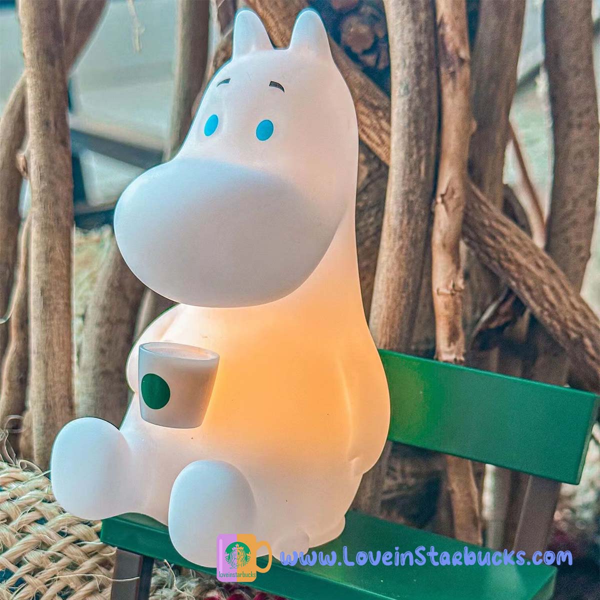 Starbucks China 2023 Bearista and Moomin mini Night Light ornaments starbucks loveinstarbucks