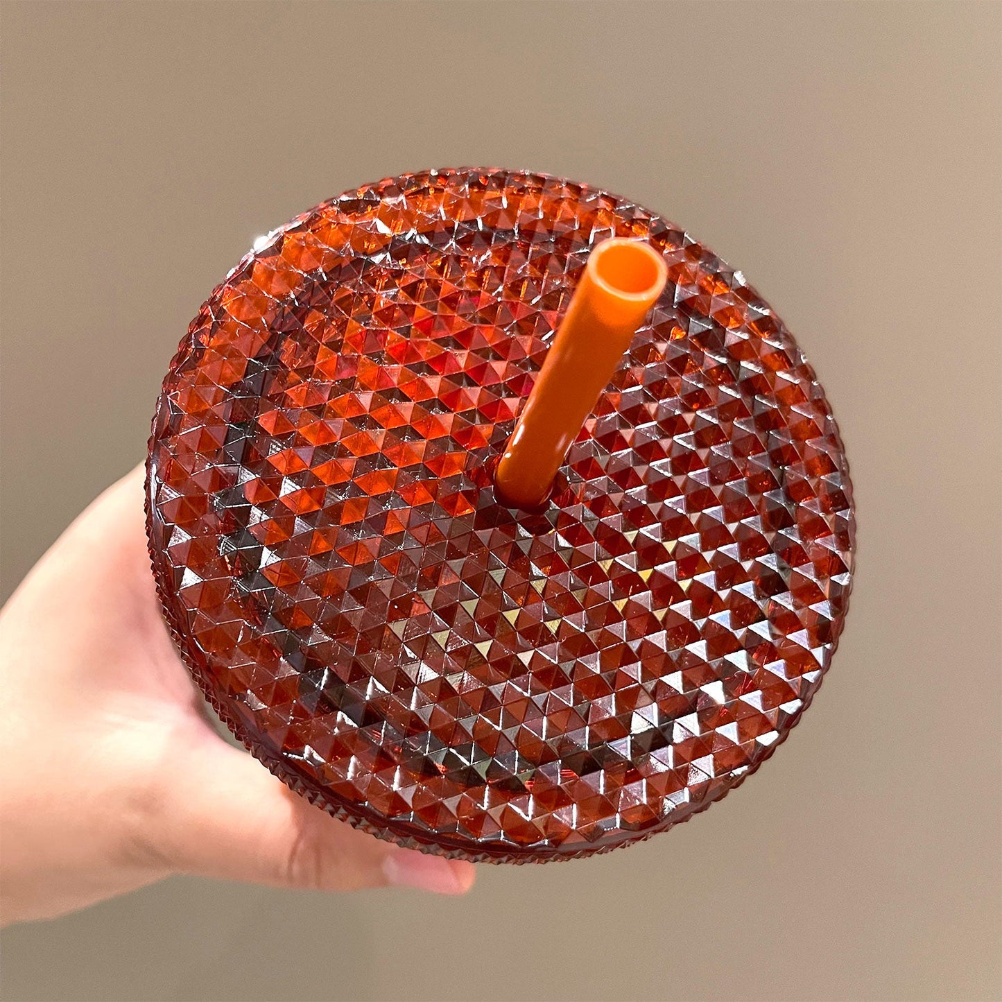 on sale Starbucks China 2022 Halloween orange Pumpkin straw studded cup 24oz Starbucks loveinstarbucks