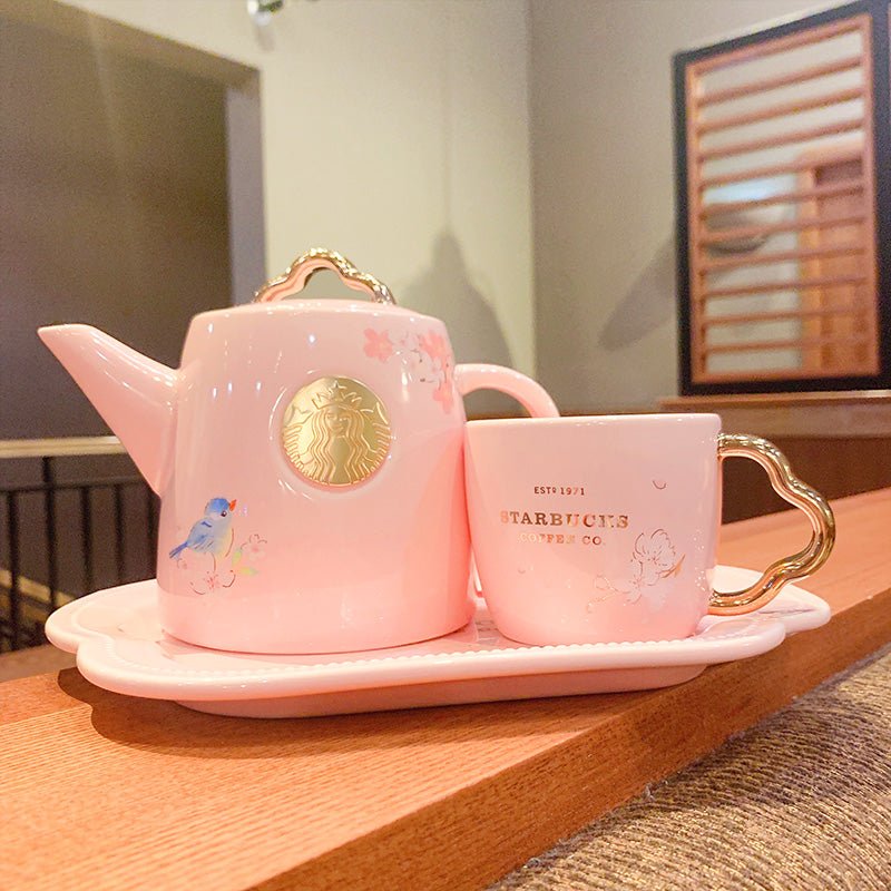 Starbucks 2022 China Sakura Teapot set Starbucks loveinstarbucks