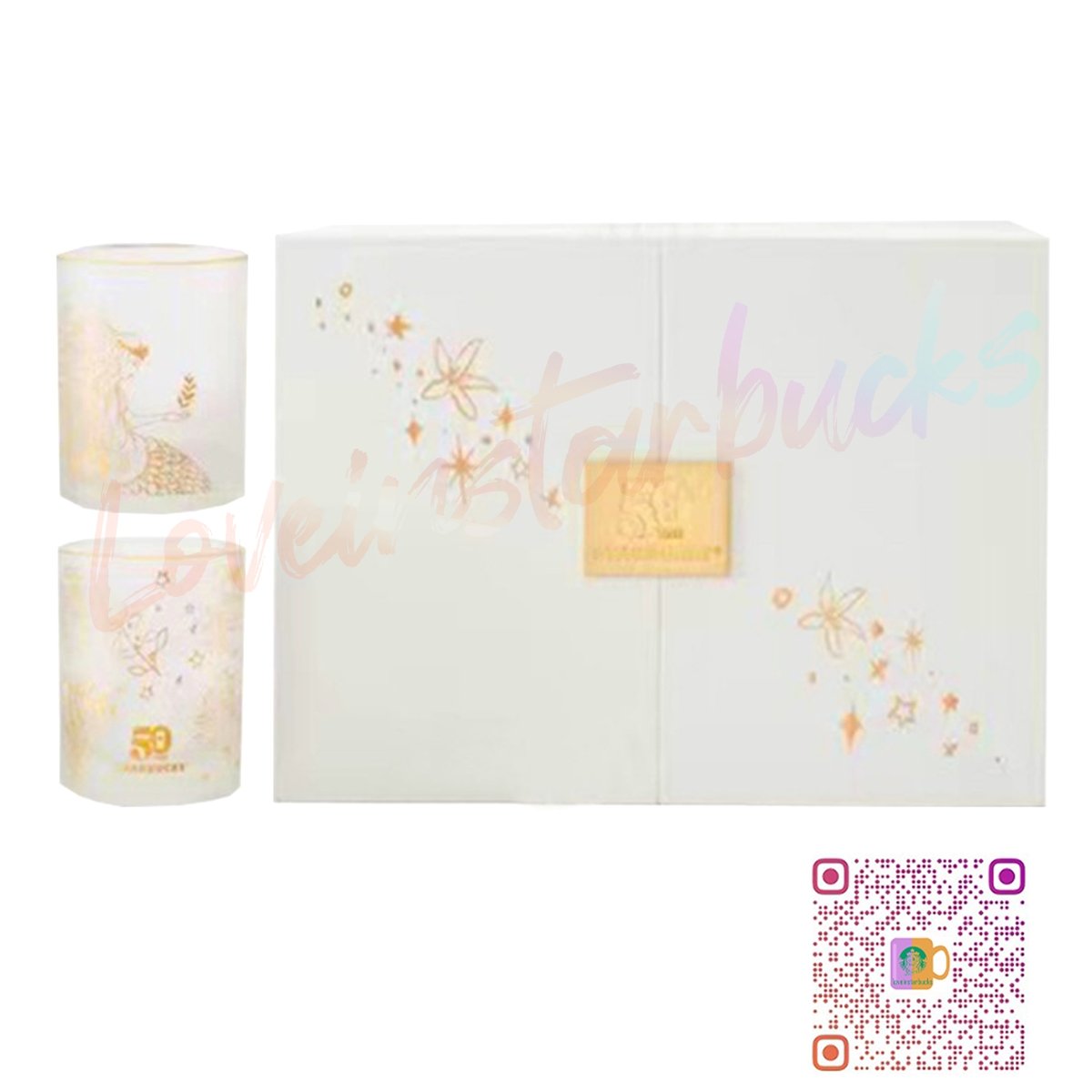 Starbucks 50th Anniversary Classic Collectible Glass Set Starbucks loveinstarbucks