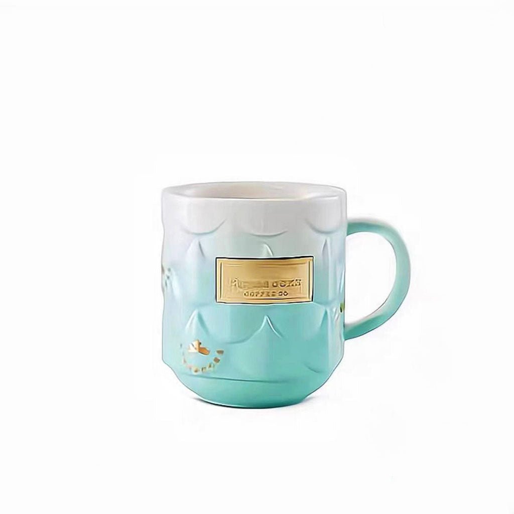 Starbucks China 2022 anniversary Gradient blue scales mug 385ml Starbucks loveinstarbucks