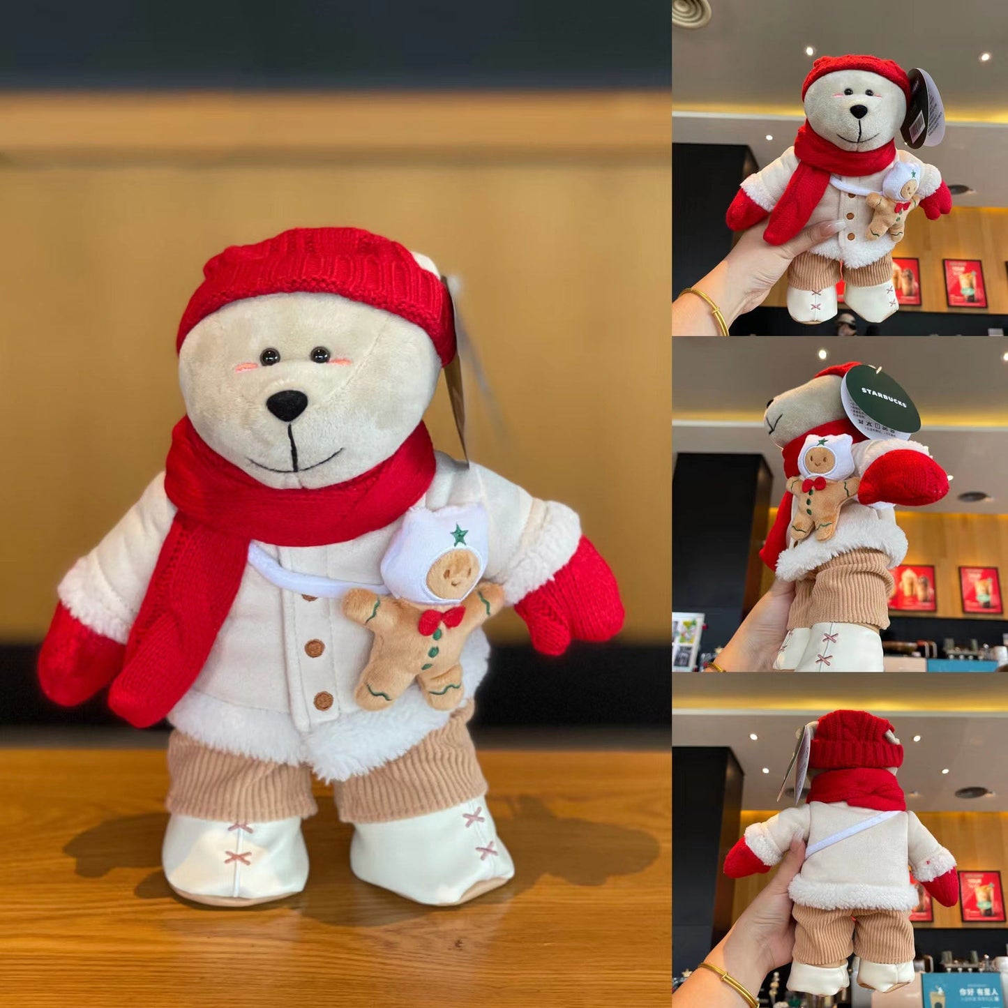Starbucks China 2022 Xmas-2nd series bear doll Starbucks loveinstarbucks